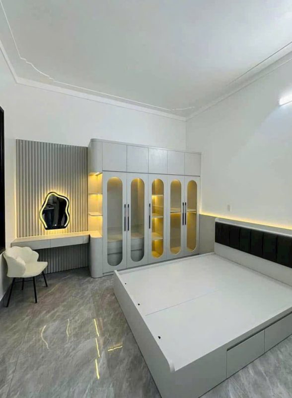 TỦ QUẦN ÁO PHỐI CÁNH KÍNH